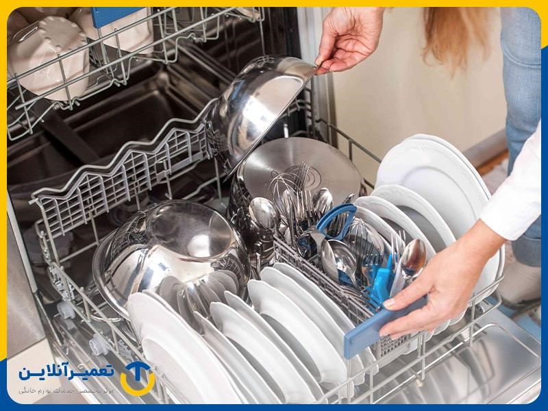 نحوه چیدن ظروف در ماشین ظرفشویی