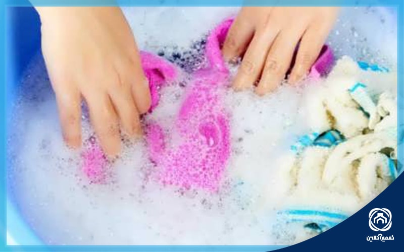 شستشوی لباس نوزاد به روش دستی