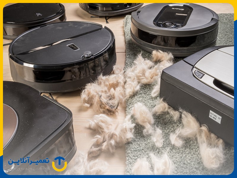 برس غلتان جاروبرقی خودکار برای جمع کردن مو و پرزها