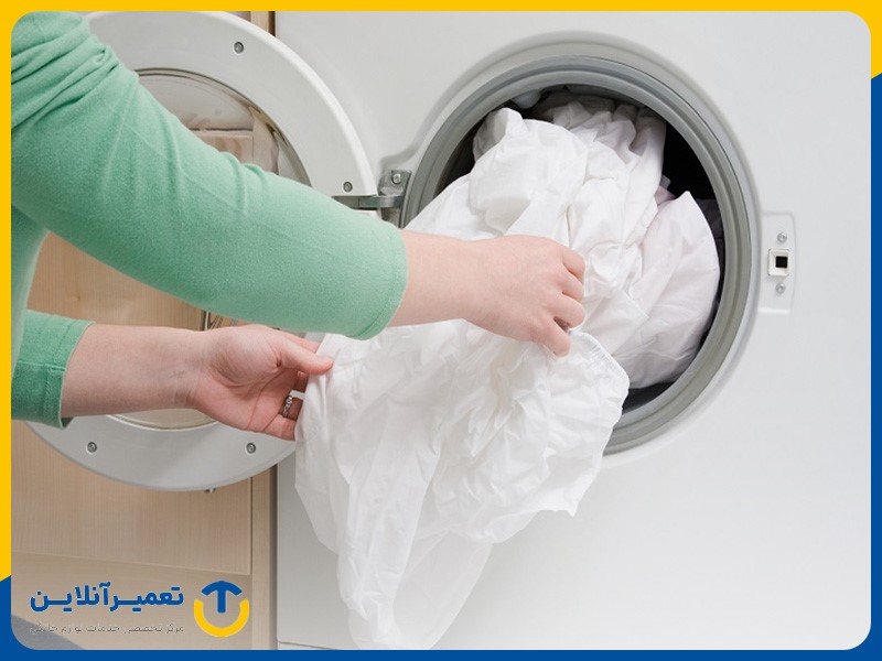 شستن پرده‌های حریر در لباسشویی اسنوا