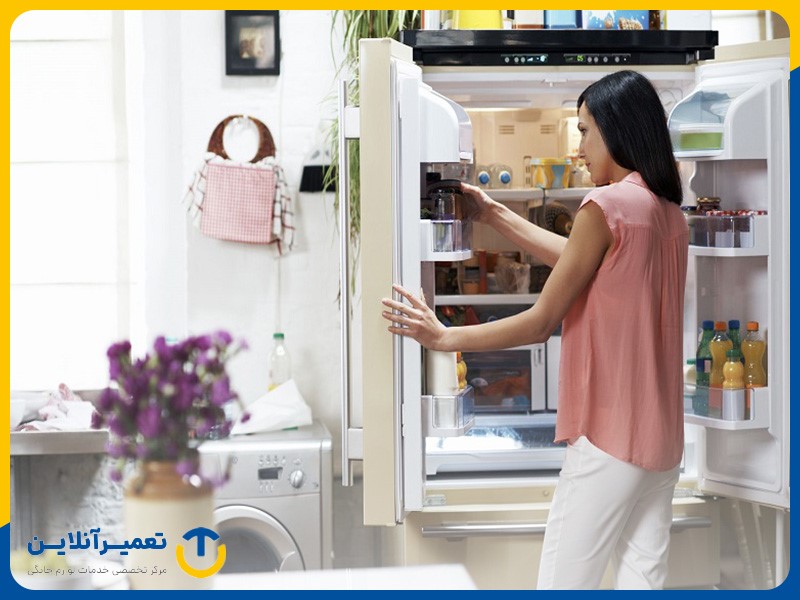 از بین بردن بوی بد یخچال با جوش شیرین