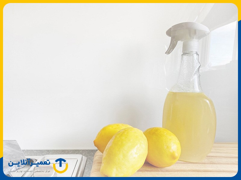 رفع بوی بد یخچال با لیموترش