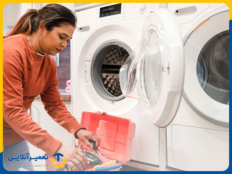بررسی علت جمع شدن آب در ماشین لباسشویی دوو