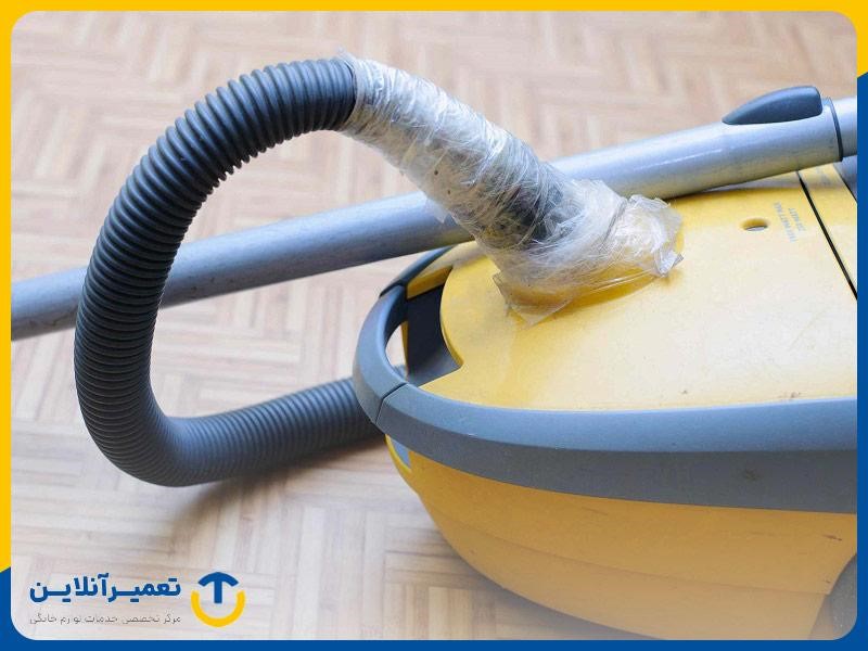 نشتی هوا از قطعات جاروبرقی؛ علت ضعیف شدن موتور جاروبرقی