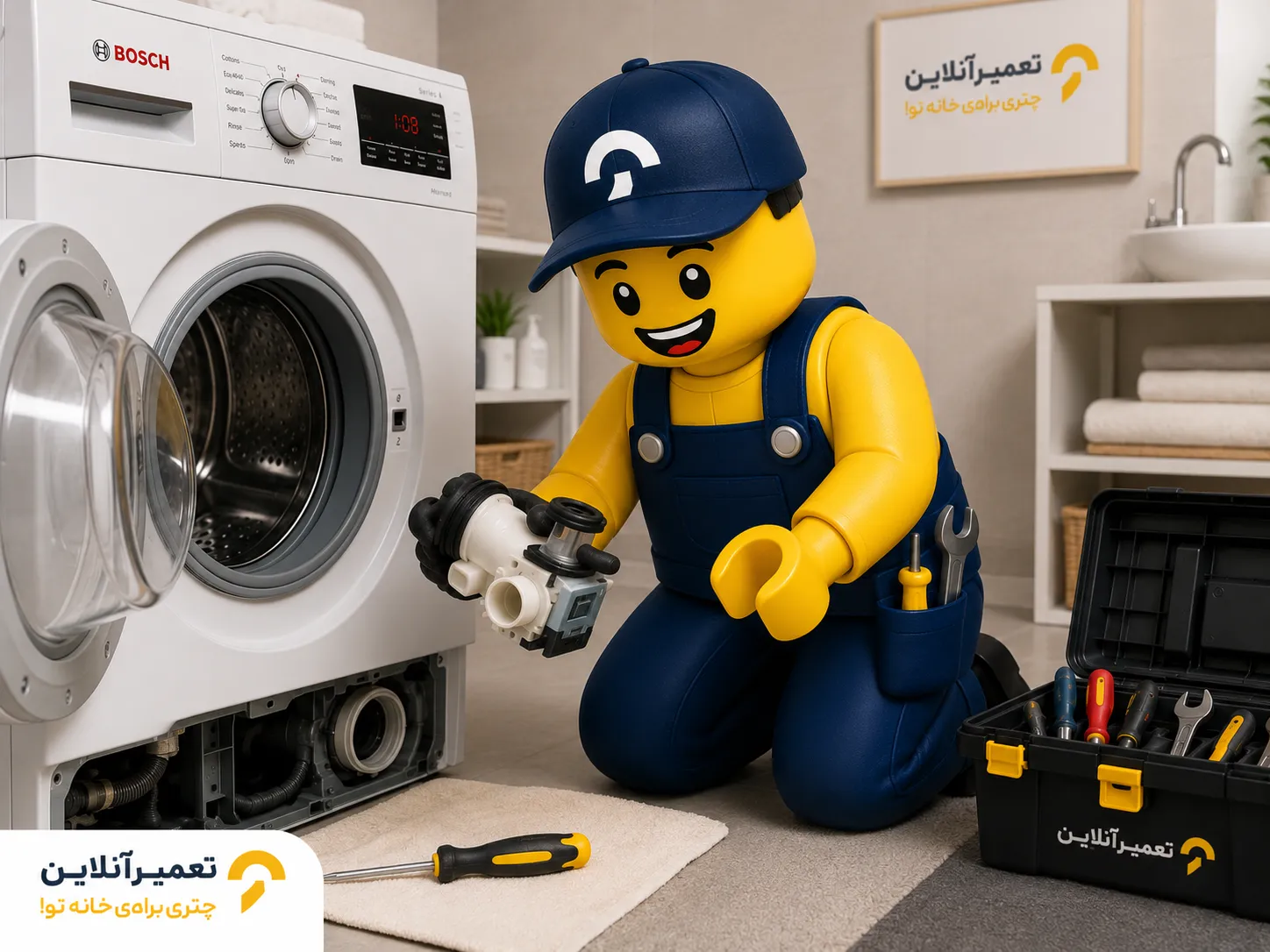 قطعات ماشین لباسشویی بوش