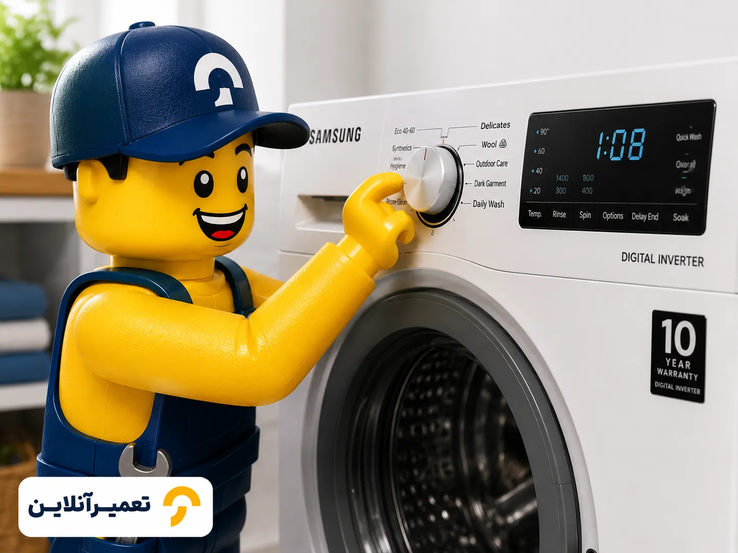 تعمیر لباسشویی سامسونگ در تعمیرآنلاین