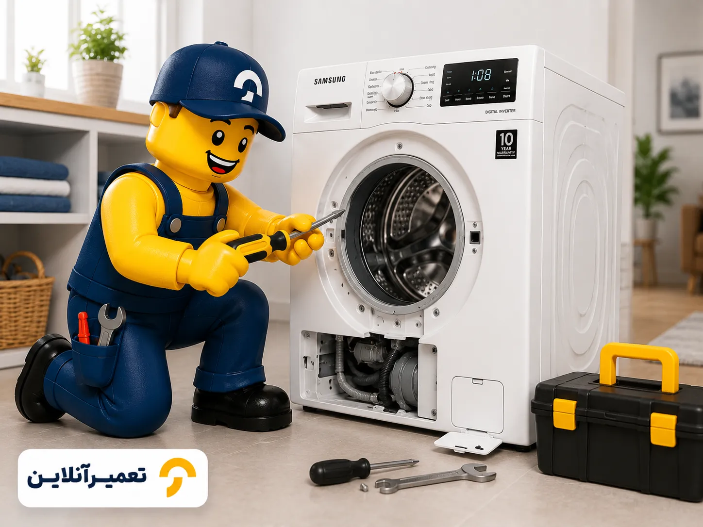 تعمیر لباسشویی سامسونگ در تعمیرآنلاین