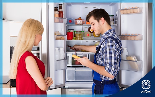 یک سره کار کردن یخچال جنرال الکتریک