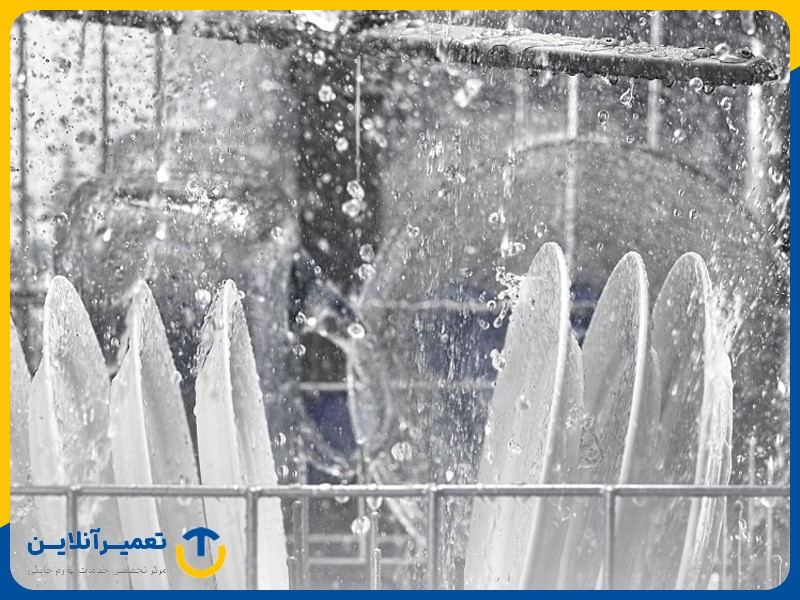 پمپ گردش آب؛ تنظیم حجم آب برای شستشوی ظروف