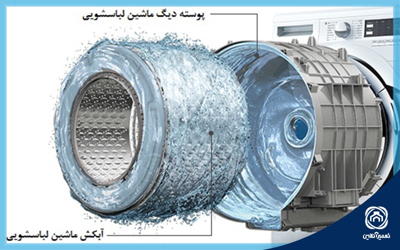 دیگ ماشین لباسشویی